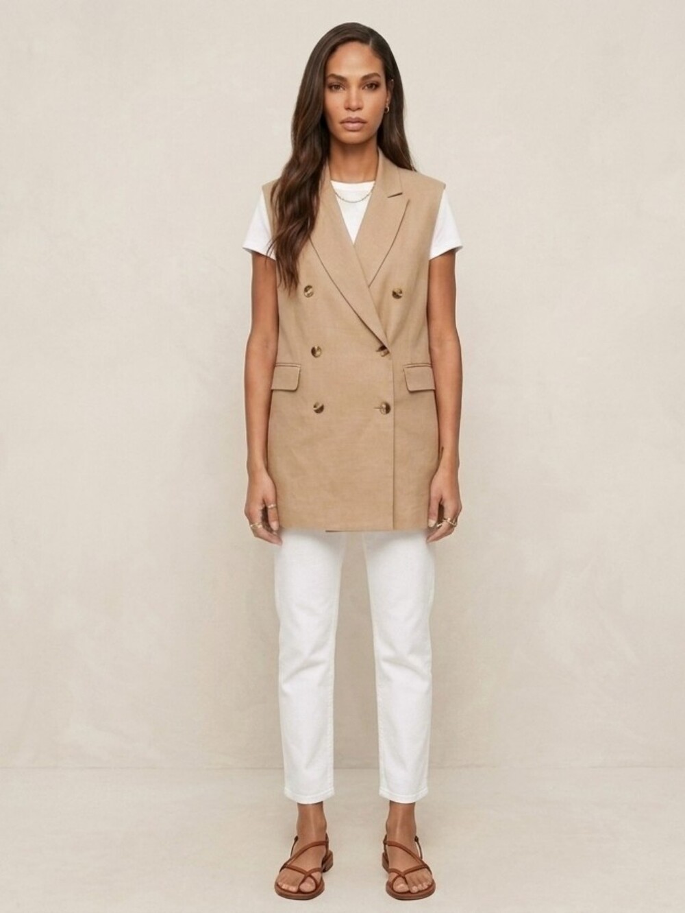 Frank and Oak | Double Breasted Waistcoat Vest